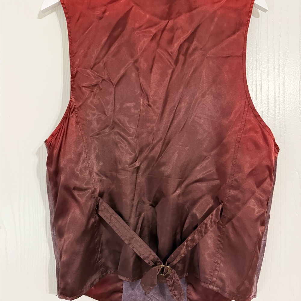 Beyond Leather Purple Suede Vest - Picture 5 of 5